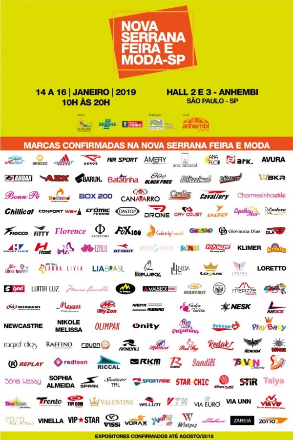 Nova Serrana Feira e Moda em São Paulo