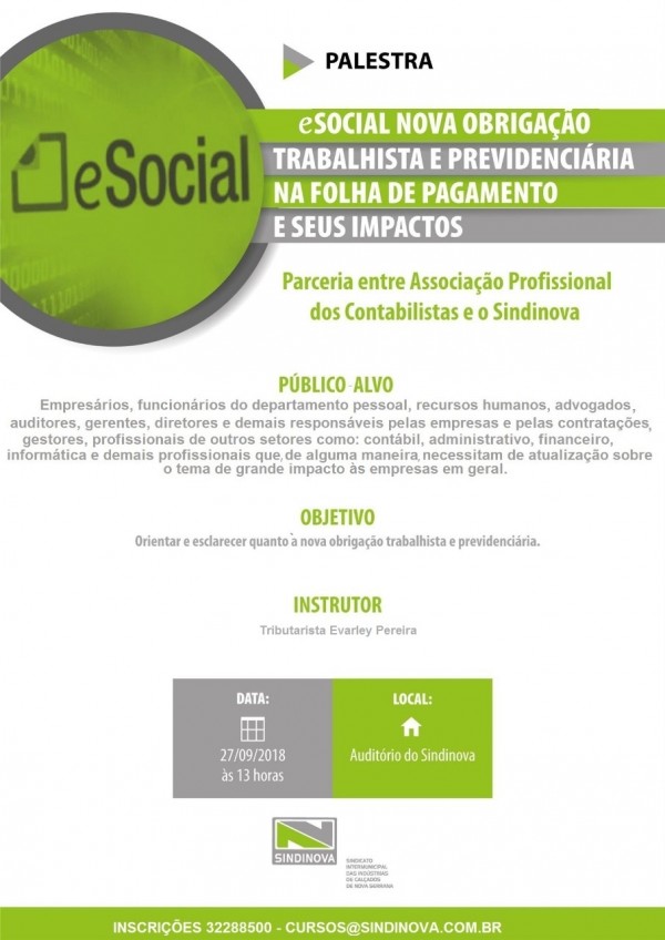 Palestra - E-social