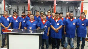 Entre os diversos cursos realizados pelo Sindinova em parceria com o SENAI, o de elétrica industrial é um dos mais procurados. Foto: Alessandra Medeiros.